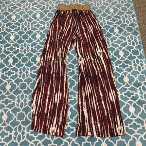 Fun printed flare leg pants